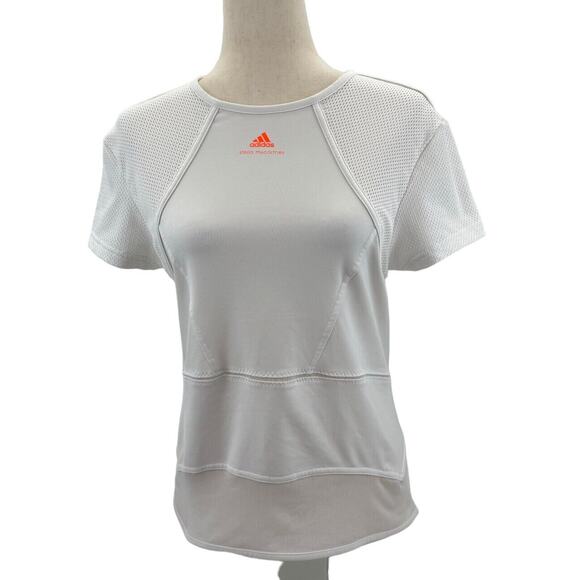 ADIDAS STELLA MCCARTNEY Sz 44 Large Barricade Keyhole Back Workout Running Top - Picture 1 of 12